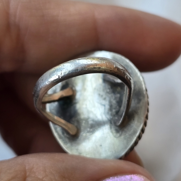 Sterling Turquoise Ring - Picture 4 of 5